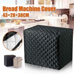 Broodmakerhoes - Keukenmachine Deksel - Apparaat Beschermen - Machine Wasbaar - 43x28x38cm - Zwart — thumbnail 3