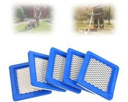 Dailygoods- Luchtfilter Vervanging PT15853 - 5 Stuks - Slijtvast - Hoogwaardige Papieren Filter - Metalen Gaasbescherming - Eenvoudige Installatie - Grasmaaierfilter