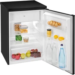 Bomann KS 7251 – Tafelmodel koelkast met vriesvak – 109 Liter - Zwart Inox Look – energieklasse C — thumbnail 5