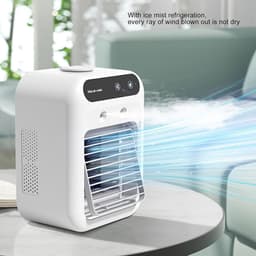 Draagbare Airco - Persoonlijke Koeler - Kantoor Thuis - USB Oplaadbaar - 500 Ml Tank - Wit — thumbnail 3