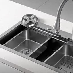 Beker Spoelmachine - Gootsteen Reiniger - Glazen Wassen - Efficiënte Automatische Reiniging - 81 x 133 x 81 cm - Meerkleurig — thumbnail 5