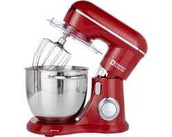 Krachtige Keukenmachine 1300W met 6L Kom - Kneedmachine & Mixer met 10 Snelheden
