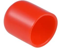 10 Stuks Rubber Eindkap 19mm ID - Flexibele Ronde Vinyl Schroefdoppen en Draadbeschermers voor Bouten, Schroeven, Buizen, Kabels en Draden - Zachte Rubber Beschermhoezen voor Meerdere Toepassingen