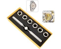 Professionele Horloge Reparatietoolset voor Opening en Onderhoud van Horloges, Inclusief Sleutels en Gereedschap voor Rolex en Andere Merken