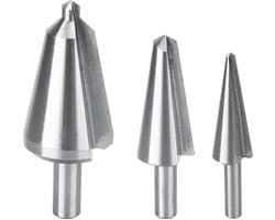16-30.5 mm / 5-20 mm / 3-14 mm HSS Schirmbohrer Set - Conus Boor, Fasenfräser en Boorstufen voor Precisiewerk