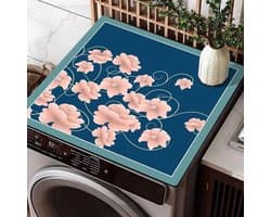Wasmachine Droger Mat - Apparaat Beschermer - Apparaten Beschermen - Absorberend Sneldrogend - 30 x 40 cm - Blauw Roze