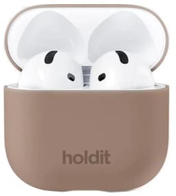 Holdit Silicone Case voor de Apple AirPods 5 / 4 - Mocha Brown — thumbnail 1