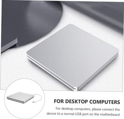 Externe Schijf - Dvd Brander - Data Back-up - Ultradun Ontwerp - 142 cm - Zilver — thumbnail 5