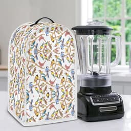 Mixerhoes Keukenmachine - Apparaathoes Beschermhoes - Keuken Beschermen - Waterdicht Stofvrij - 40.5 cm lang - Vogelpatroon — thumbnail 1