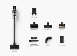 Samsung Jet 85S Multi VS70H25WWG/WA - Steelstofzuiger - 2 in 1 laadstation - Hepafilter - Slim LED Brush — thumbnail 10