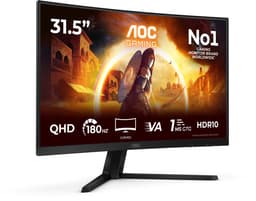 AOC CQ32G4VE - QHD Curved Gaming Monitor - 180hz - 32 inch — thumbnail 7