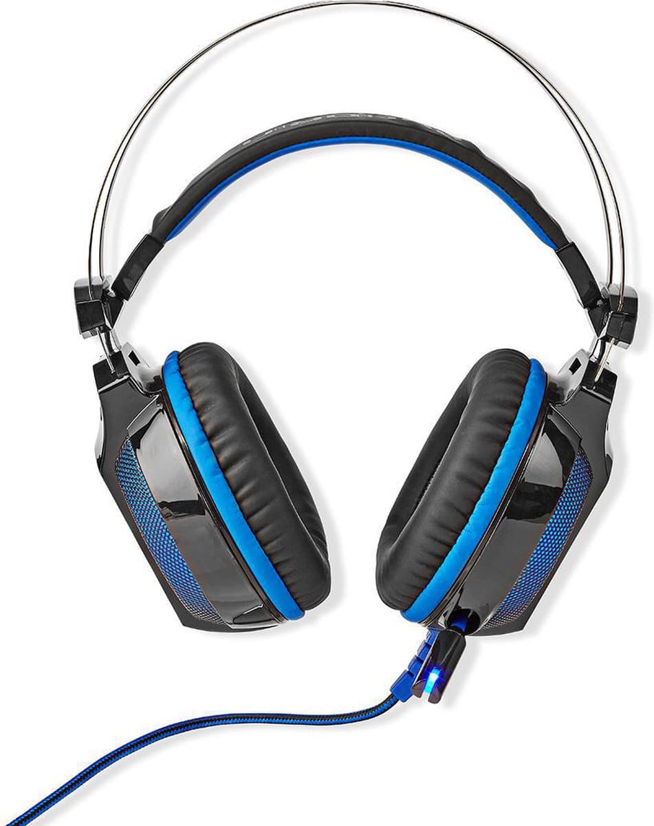 Nedis Gaming Headset - Over-Ear - Surround - USB Type-A - Buigbare en Inschuifbare Microfoon - 2.10 m - Normale Verlichting — afbeelding 1