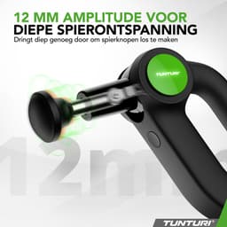 Tunturi MG70 Massage Gun Professioneel - Massage Pistool Met Verstelbare Kop - Massage Apparaat Met Multi Grip - Inclusief 6 Opzetstukken En Koffer - Extra Krachtig en Stil - Incl Gratis App — thumbnail 4