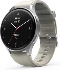 Hama Smartwatch 8900 GPS AMOLED 1.32 Zilverkleurig/Beige — thumbnail 1