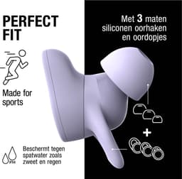 FRESH 'N REBEL Twins Move Sport 3TW1600DL In-ear Draadloze oordopjes Dreamy Lilac — thumbnail 2