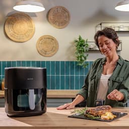Cecotec Cecofry&Grill Duoheat 6500 Enkel 6,5 l Vrijstaand 2200 W Heteluchtfriteuse Zwart — thumbnail 6