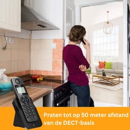 VELTRR® Senioren Mobiele Telefoon 4g - Senioren GSM - Zwart — thumbnail 3