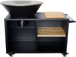 sweeek - Kookvuurschaal ø80cm met grillrooster en opbergruimte, l 138 x d 82 x h 114 cm — thumbnail 2