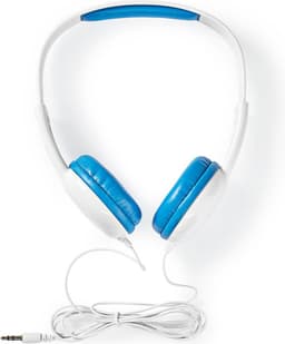 Nedis Bedrade On-ear Koptelefoon - 3,5 mm - Kabellengte: 1.20 m - 82 dB - Blauw — thumbnail 4