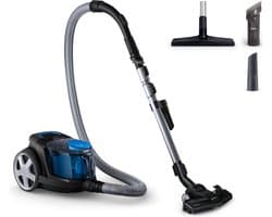 Philips Stofzuiger zonder Zak FC9331/09 - Alle Vloertypen - Sterke Zuigkracht - Met H13 Allergiefilter - Met Extra Mondstuk - Blauw