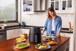Beko FRL2242B Enkel 3,9 l Vrijstaand 1500 W Heteluchtfriteuse Zwart — thumbnail 3