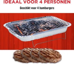 Favorit FAV Wegwerp bbq met staander — thumbnail 4