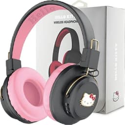 Hello Kitty On-Ear Metal Logo - Bluetooth Koptelefoon - Roze — thumbnail 5