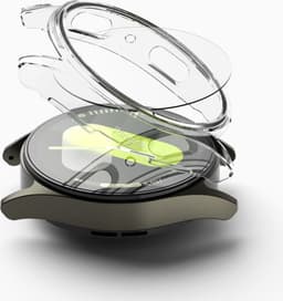 Ringke Slim + Glass | Hoesje + Screen Protector Geschikt voor Samsung Galaxy Watch 7 40MM | Case met 9H Tempered Glass | Transparant — thumbnail 12