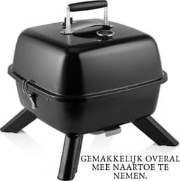 Electrische Bbq met Deksel - Electrische BBQ 2 in 1 - Electrische BBQ Tafelmodel - Elektrische en met Kool — thumbnail 4