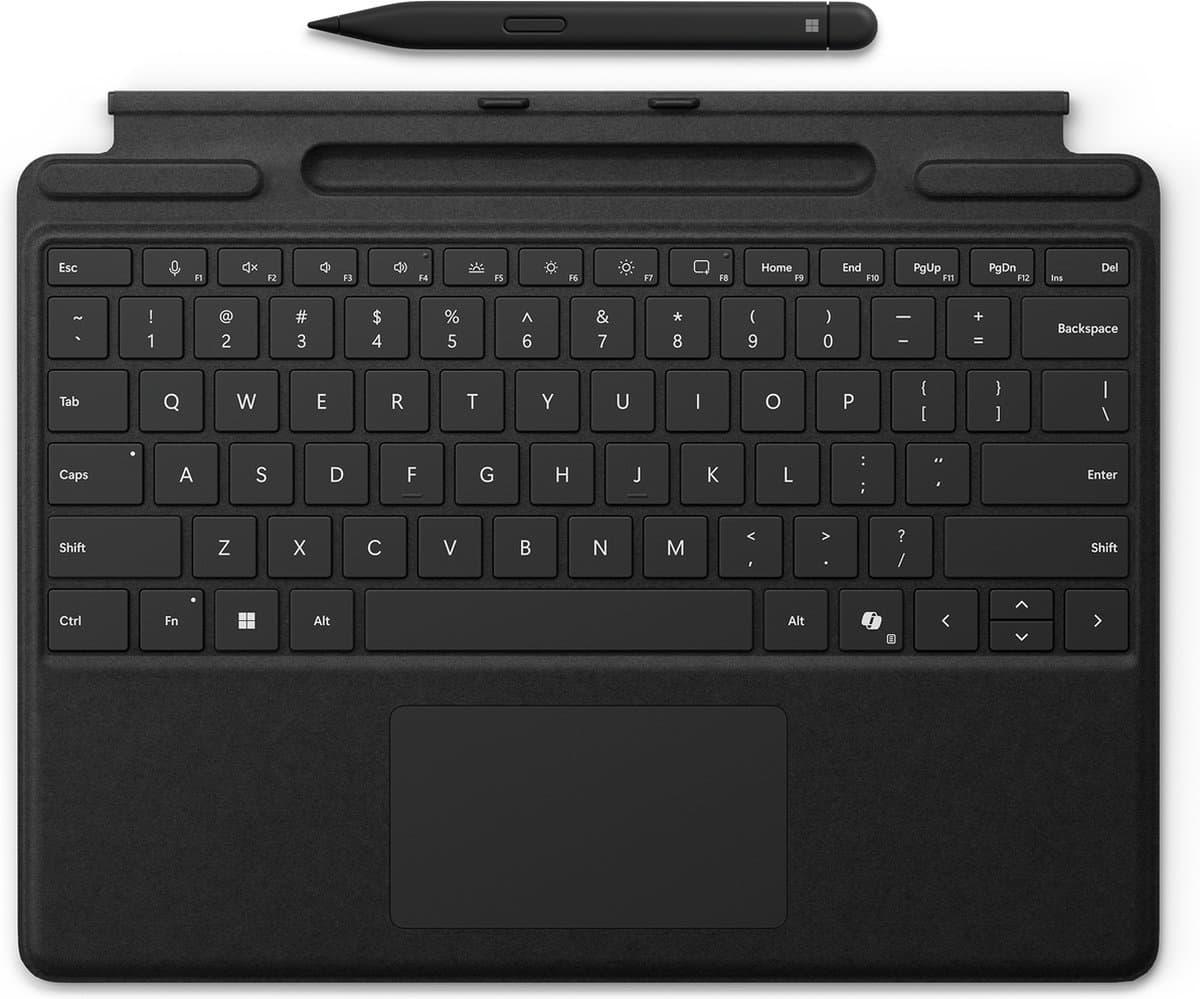 Microsoft Surface Pro Keyboard Cover met Slim Pen - Zwart — afbeelding 1