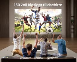 Equivera Mini Beamer - Draagbare Beamer - Beamer - Mini Beamer Projector - Projector - Mini Projector — thumbnail 3