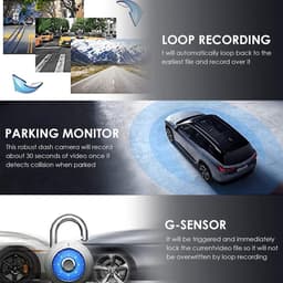 Auto spiegelrecorder Full HD 1080p 43 inch dashboardcamera - dubbele lens nachtzicht - achteruitkijkcamera — thumbnail 3