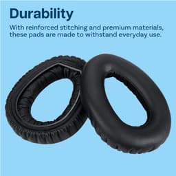 Vervangende Oorkussens voor Sennheiser PXC480/PXC550/PXC 550-II/MB660 UC/MB 660 MC Hoofdtelefoons van MMOBIEL – Memory Foam en Protein PU Koptelefoon Oorkussens - Noise Isolation Earpads – Zwart — thumbnail 5