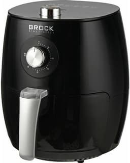 Brock Electronics Airfryer 3,5L – Heteluchtfriteuse zonder Olie – PFAS-vrij – 1300-1500W – Zwart – 6 Automatische Programma’s – Gezond Frituren – Compacte Airfryer voor Gezin of Single’s – Zwart — thumbnail 1