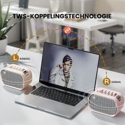 Bluetooth Speaker - Draagbare Wireless Speaker - 6 uur Speeltijd - 8 Ontspannende Natuurgeluiden - Noise Machine voor Slaap - Noodradio - TF-kaartweergave - voor Binnen/Buiten — thumbnail 5