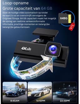 CRLYN® Dashcam voor Auto - Dual - Camerabewaking - Full HD — thumbnail 4