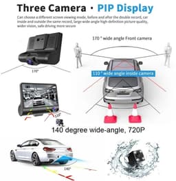 Dual Dashcam - Dashcam voor Auto - Dashcams - Zwart — thumbnail 4