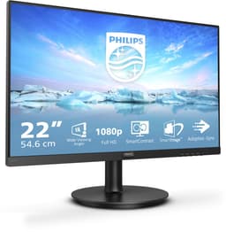 Philips Lcd Led-Monitor Voor Pc/Laptop, Vga/Hdmi Met Luidsprekers, 21,5 Inch, 221V8A — thumbnail 5