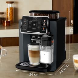 KRUPS EA912B Sensation Milk M90 Volautomatische espressomachine Zwart — thumbnail 4