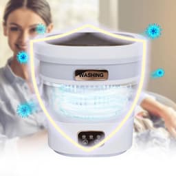 Mini Wasmachine met Centrifuge - Voor Kleine Wasgoed - Meerdere Programma's — thumbnail 5