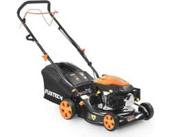 3in1 Benzine Grasmaaier 42 cm - 5-traps Hoogteverstelling - Achterwielaandrijving - 40L Grasopvangbak