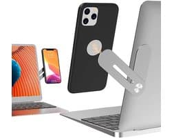 Magnetische Telefoonhouder - Voor Laptop, Computer Tablet of Auto Schermen – LCD Monitor – Laptop Accessoires – Computer Accessoires - Magneet Houder - Universeel – Magnetisch – Beeldscherm clip voor telefoon