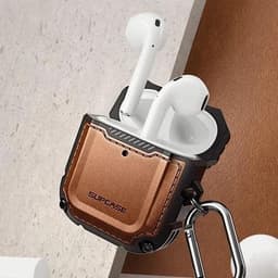 Supcase Battle Geschikt voor Apple AirPods 2 / Airpods 1 Case - Bruin — thumbnail 4