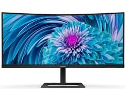 Philips 346E2CUAE - QHD Curved Ultrawide Monitor - USB-C 65w - EPEAT & TCO - 34 Inch — thumbnail 1