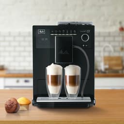 MELITTA Barista CI Pure Black E970-003 - 2 bonenreservoirs - Zwart — thumbnail 4