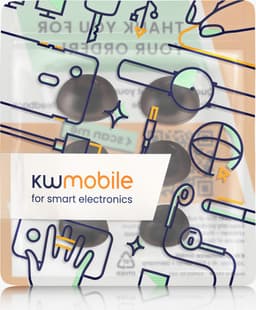 kwmobile 6x cover voor in-ear oortjes geschikt voor JBL Live Pro 2 TWS - Vervangende oordopjes in poederroze — thumbnail 3