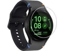 Screenprotector Geschikt voor Samsung Galaxy Watch FE (40mm) - Extra Sterk - Tempered Glass - Gehard Glas - Beschermglas Screen Cover - Bescherm Protector voor Smartwatch