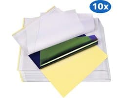 JT Products 10 Stuks A4 Transferpapier Tattoo – Voor Stencil Tattoo Printer – Thermische Printer - Tattoo Transfer Papier – Stencil Papier Tattoo – Overtrekpapier – Carbonpapier – Hobby Paper
