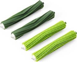 kwmobile 4x borstel voor robotstofzuiger - geschikt voor Roomba e-/i-Series - Set van 4 vervangende kunststof borstels