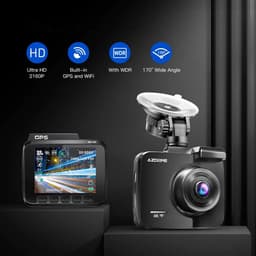 AZDome GS63H Pro 1CH dashcam voor auto - Night vision - Loop recording - 4K resolutie - Wifi - Gps - Parkeermodus - 2.4 inch display - dashcam voor auto met parkeermodus — thumbnail 2